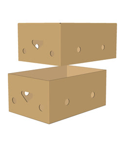 Half Slotted Containers (HSC) with Die Cut